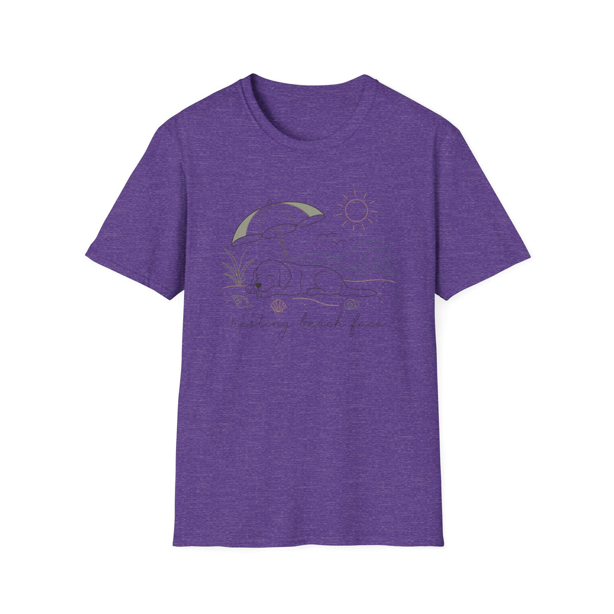 Resting Beach Face T‑Shirt