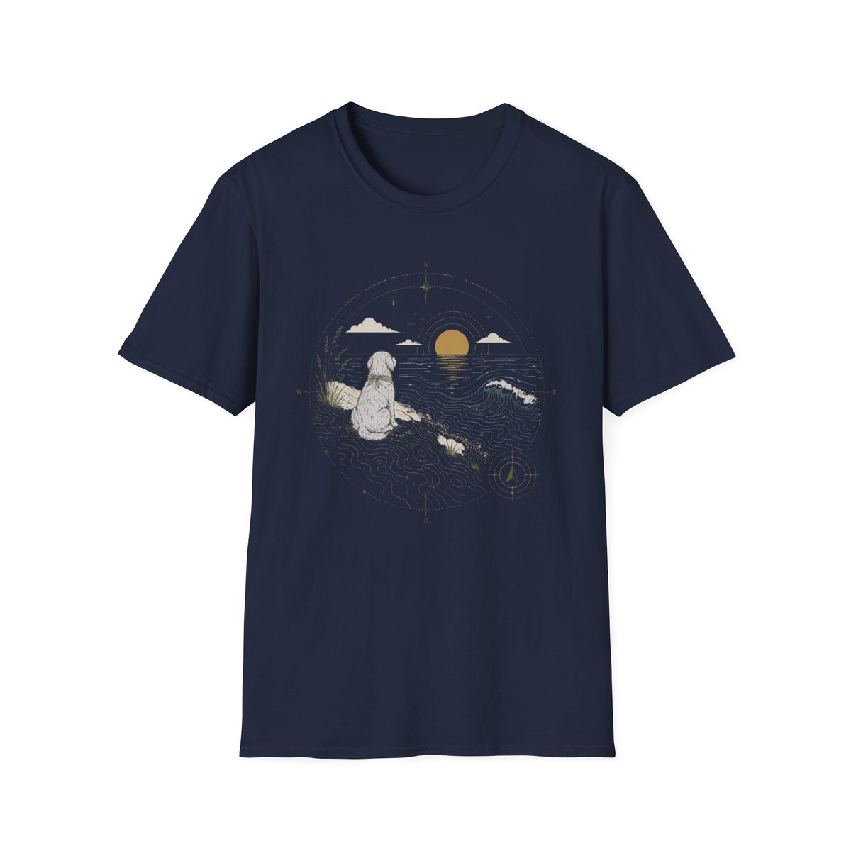 Celestial Dog at Sunset T‑Shirt