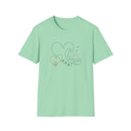 Wave Heart Paws Sunset T‑Shirt