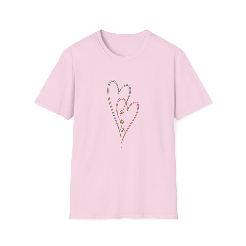 Hearts and Paw Prints T‑Shirt