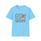 Earth Tone Heart Garden T‑Shirt