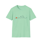 Dog Wave Sunset T‑Shirt