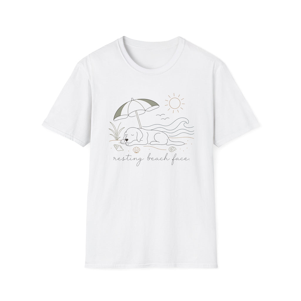 Resting Beach Face T‑Shirt