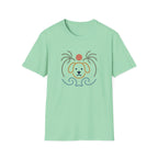 Sun Palms Dog Wave T‑Shirt