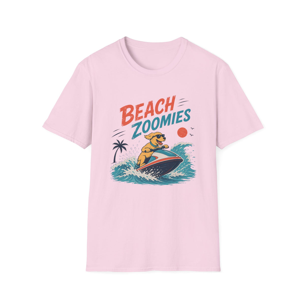 Beach Zoomies Dog Jet Ski T‑Shirt