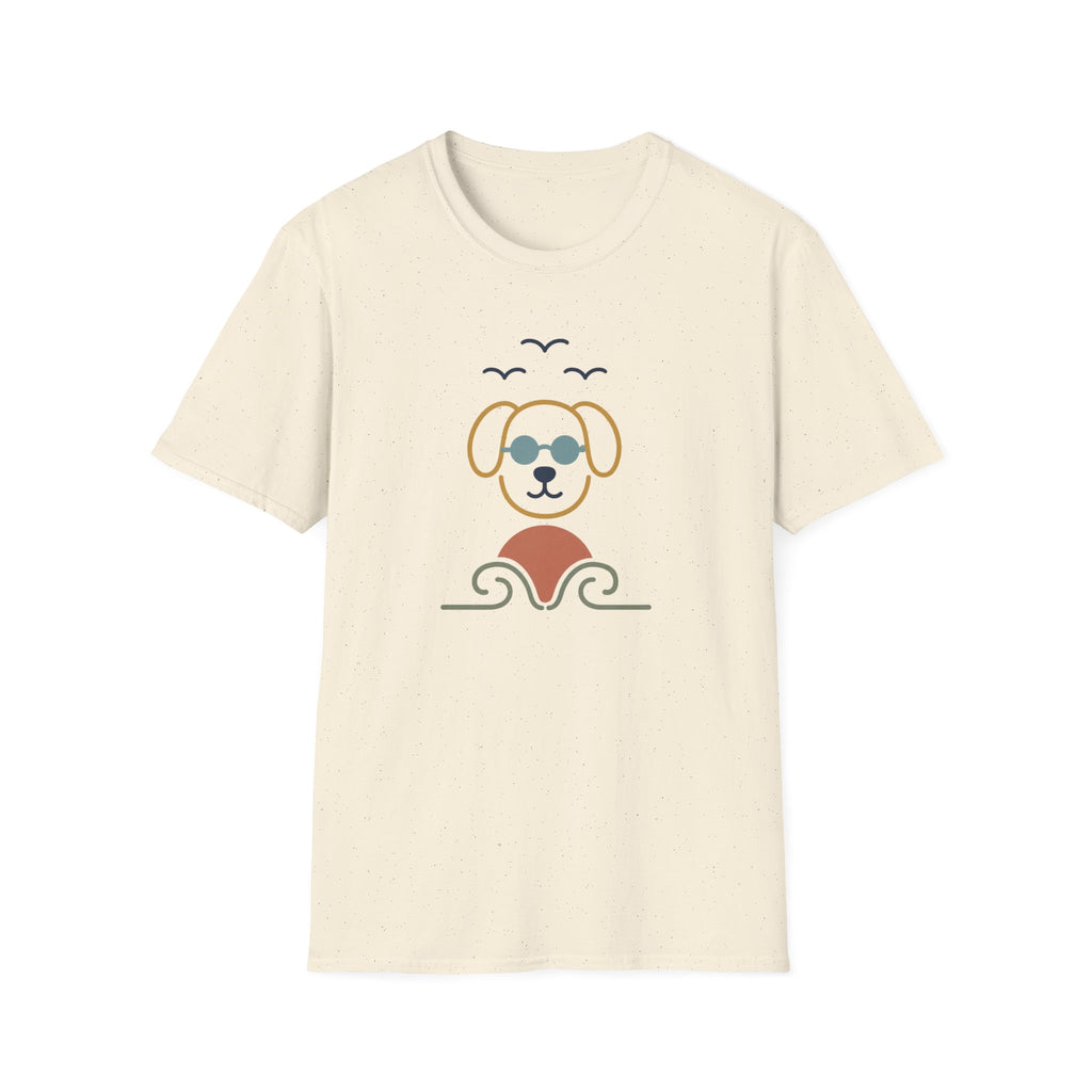 Birds Dog Sun Wave T‑Shirt