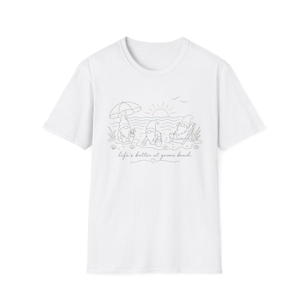 Lifes Better At Gnome Beach T‑Shirt