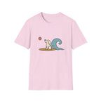 Dog Surfing Wave T‑Shirt