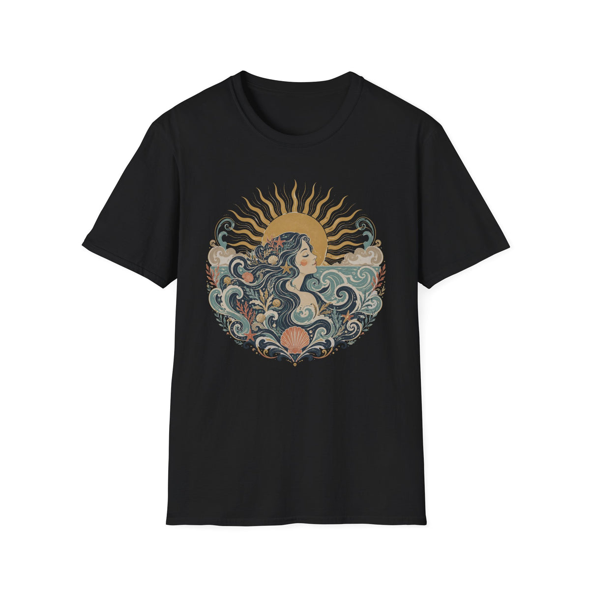 Nouveau Sea Goddess T‑Shirt