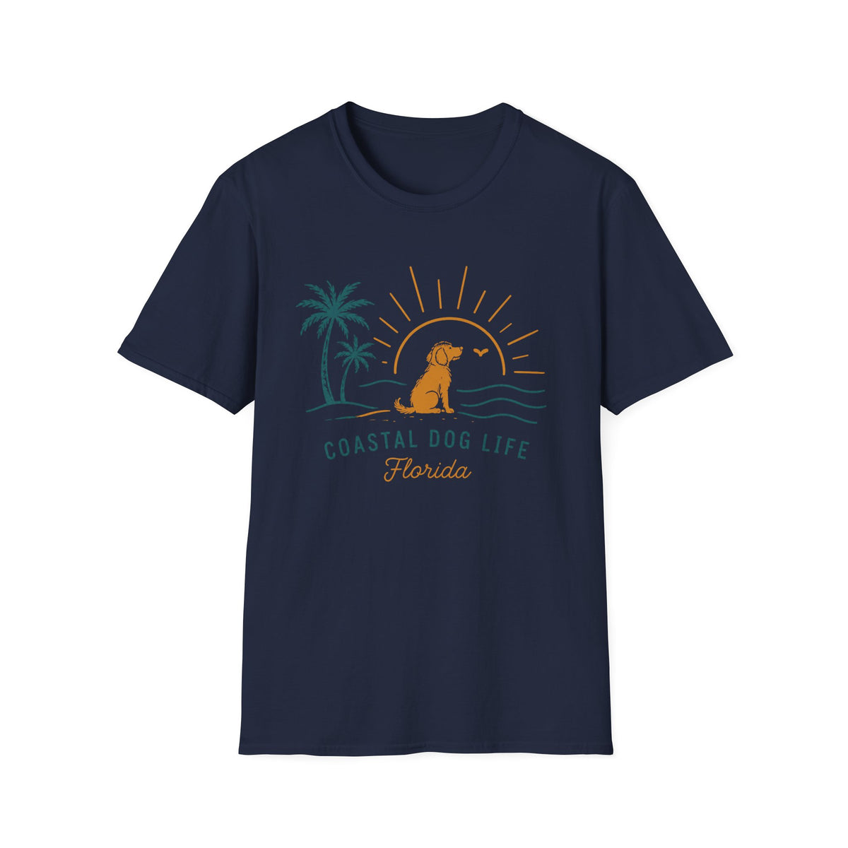 Coastal Dog Life T‑Shirt