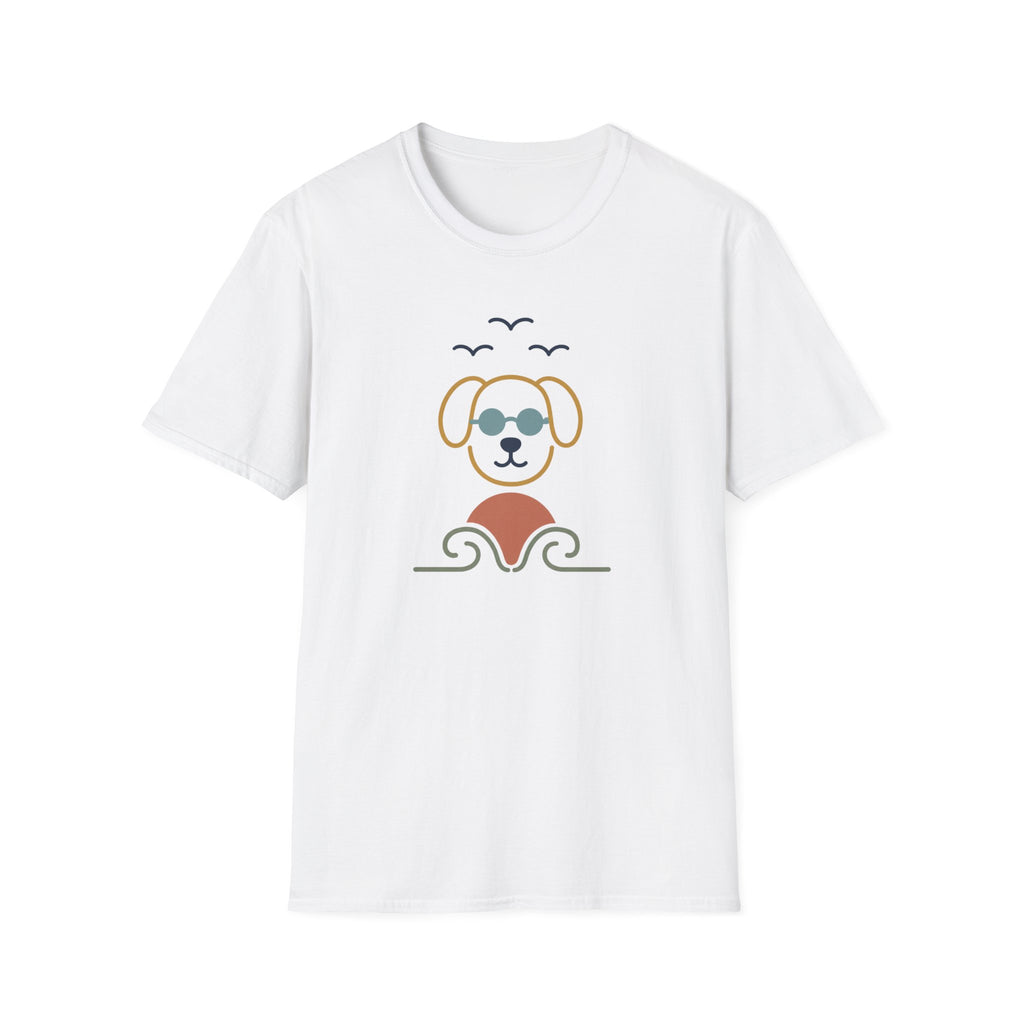 Birds Dog Sun Wave T‑Shirt