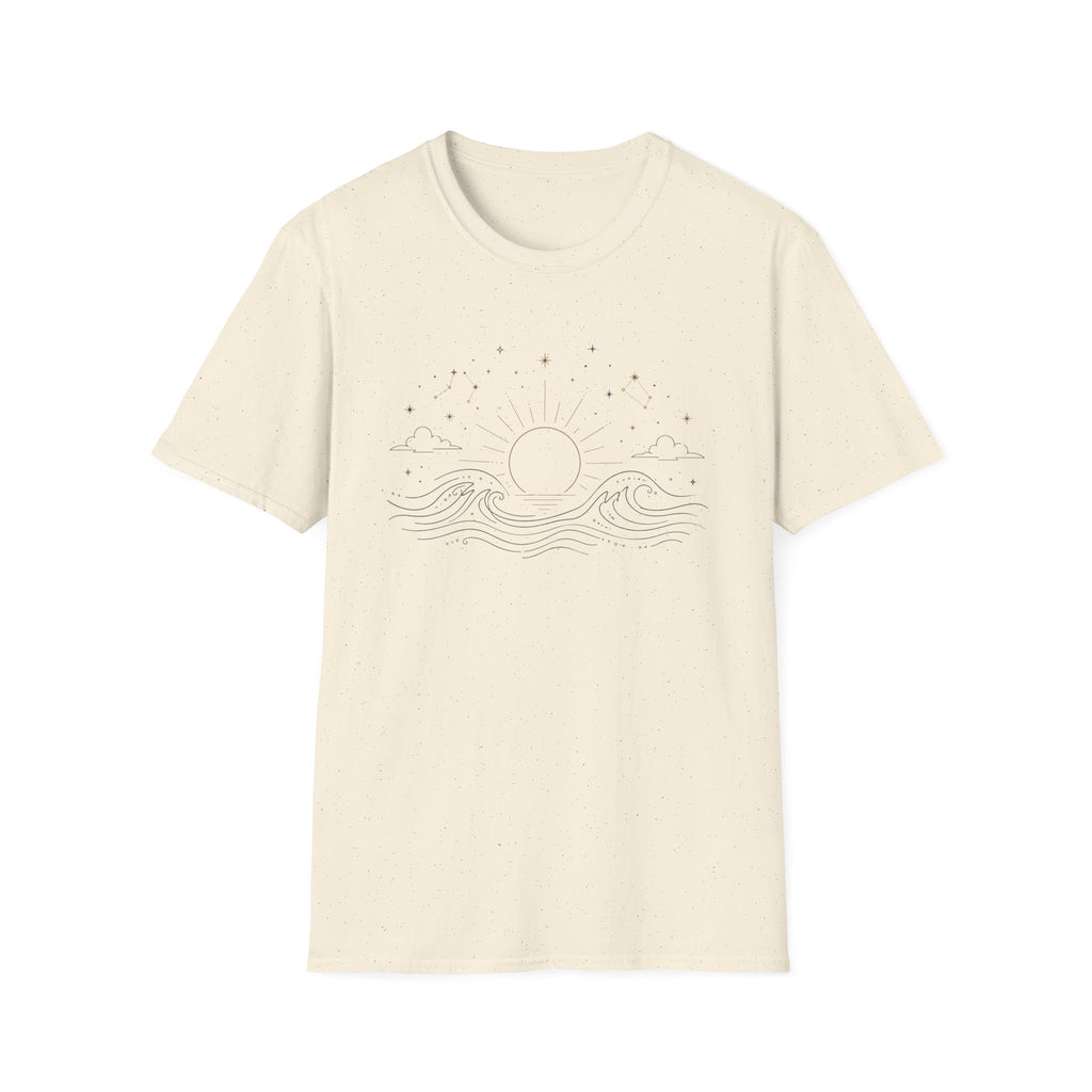 Celestial Sunrise Wave T‑Shirt