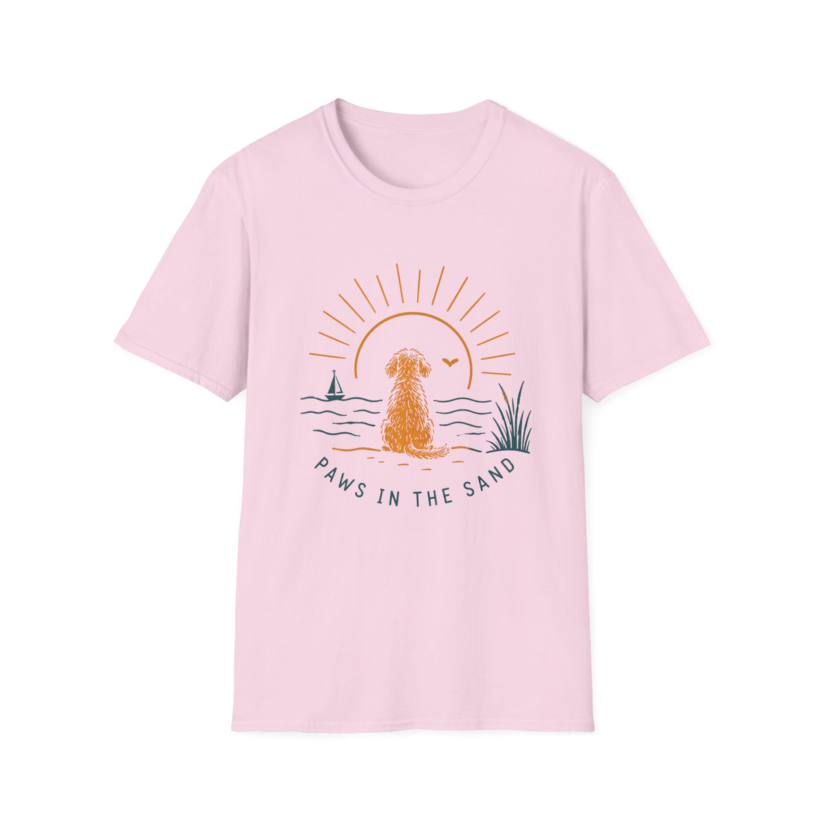 Paws In The Sand T‑Shirt