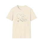 Wave Heart Paws Sunset T‑Shirt