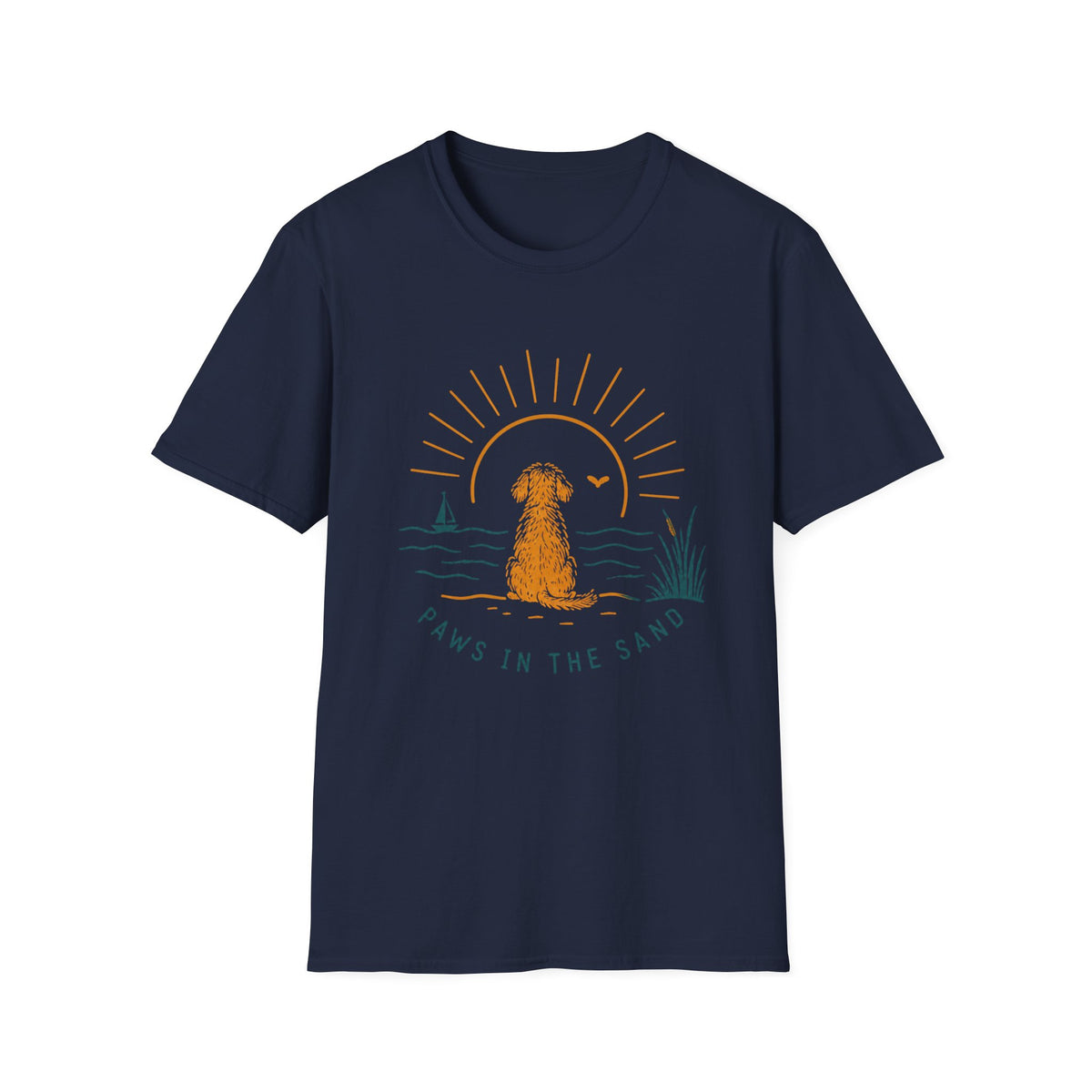 Paws In The Sand T‑Shirt