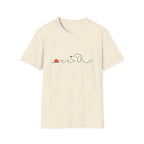 Dog Wave Sunset T‑Shirt