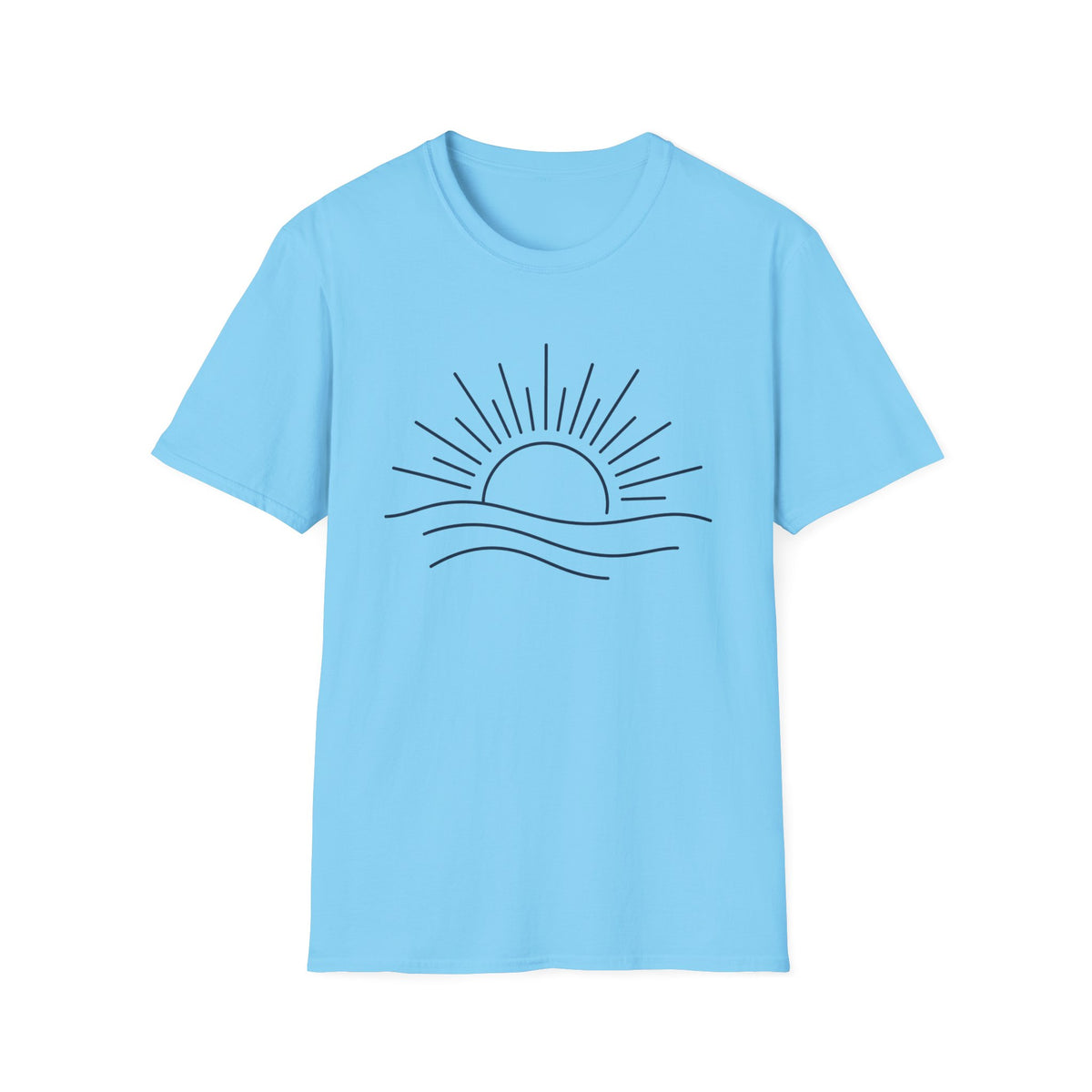 Simple Sunset and Ocean T‑Shirt