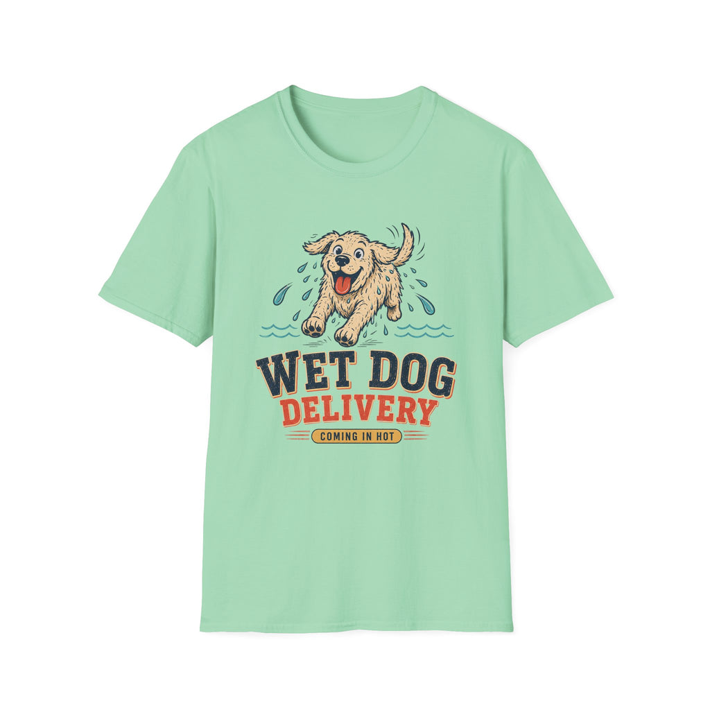 Wet Dog Delivery T‑Shirt
