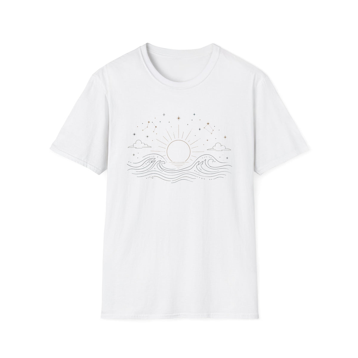 Celestial Sunrise Wave T‑Shirt