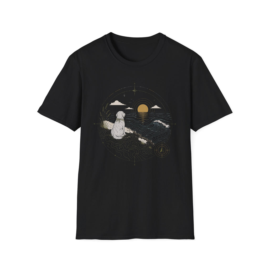 Celestial Dog at Sunset T‑Shirt