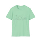 Simple Lighthouse Sailboat T‑Shirt