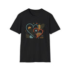 Earth Tone Heart Garden T‑Shirt