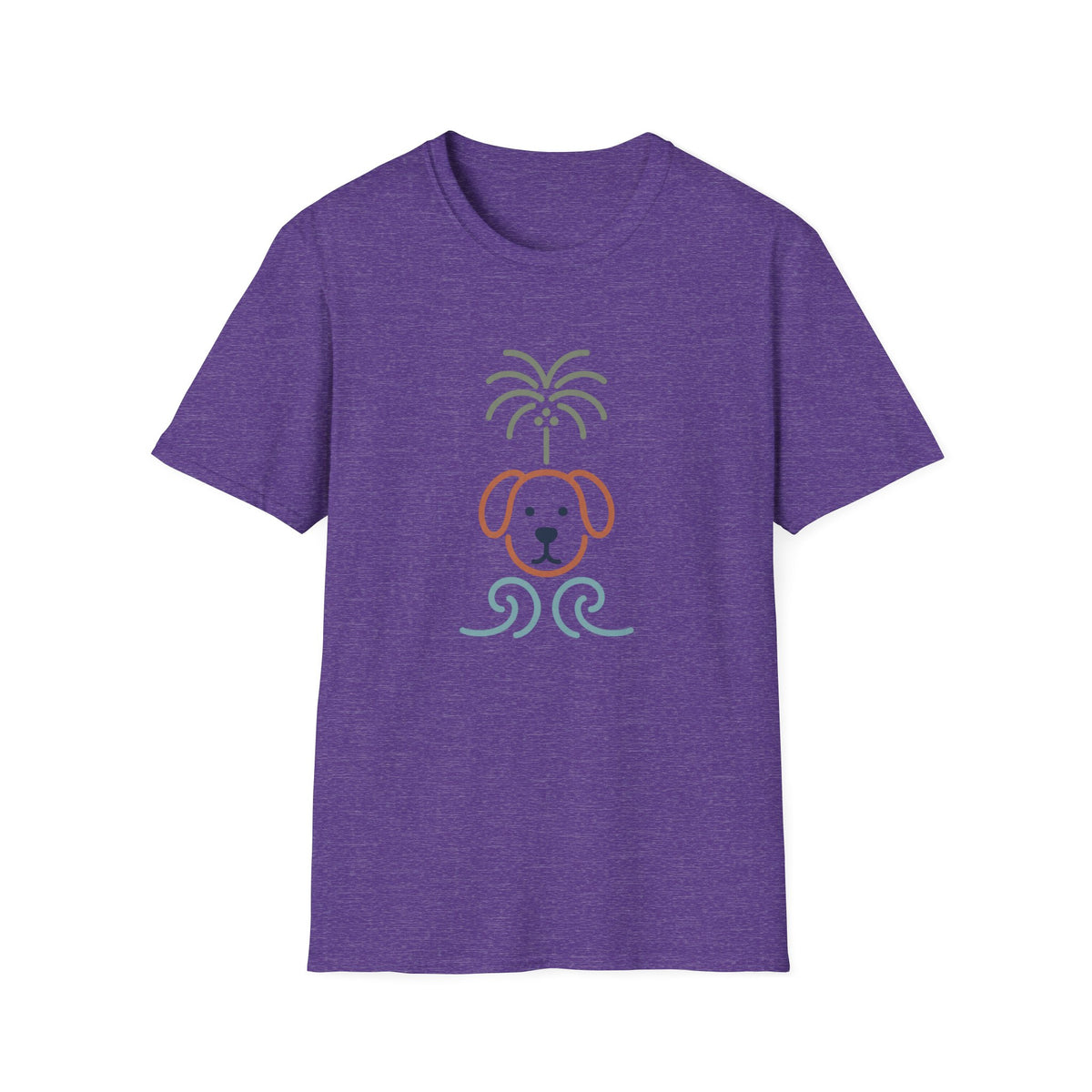 Palm Dog Wave T‑Shirt