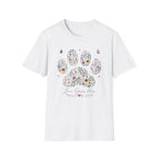 Flower Paw Love Grows Here T‑Shirt