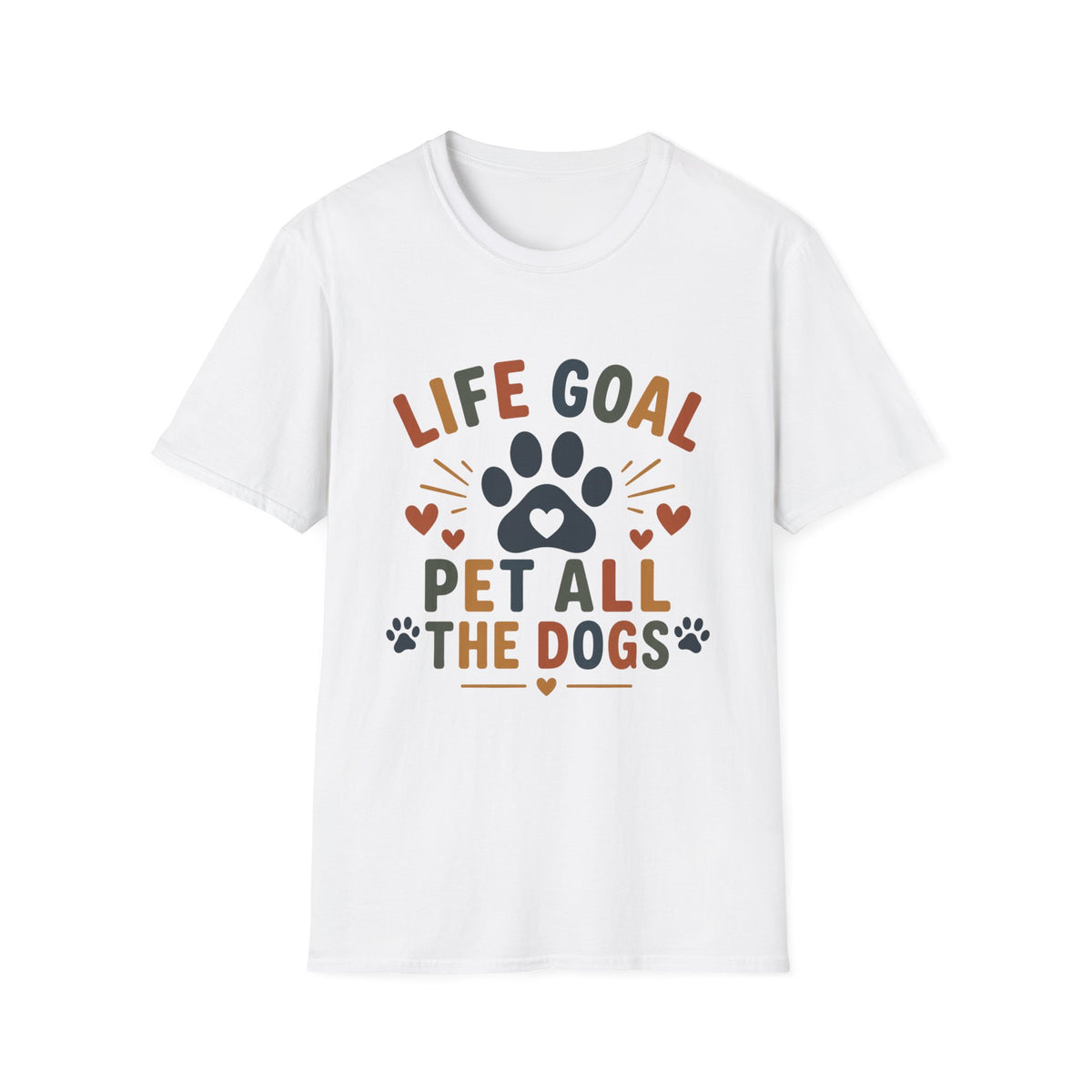 Life Goal Pet All The Dogs T‑Shirt