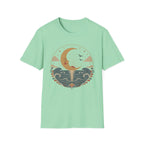 Crescent Moon Seascape T‑Shirt