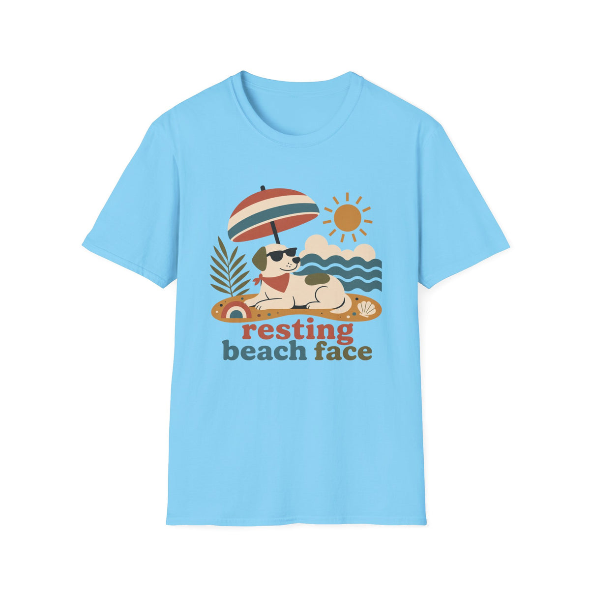 Resting Beach Face T‑Shirt