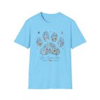 Flower Paw Love Grows Here T‑Shirt