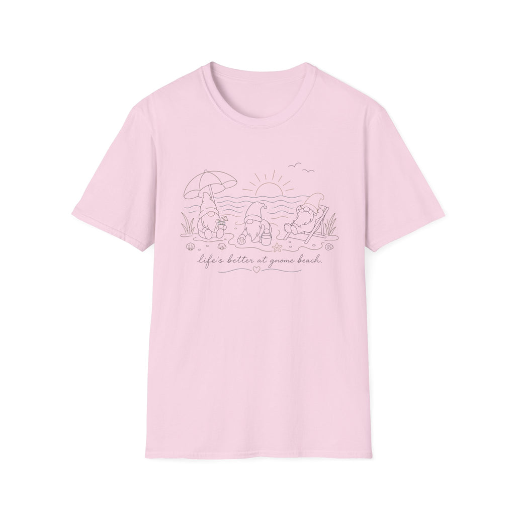 Lifes Better At Gnome Beach T‑Shirt