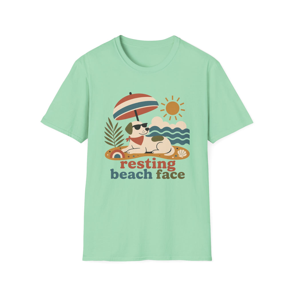Resting Beach Face T‑Shirt