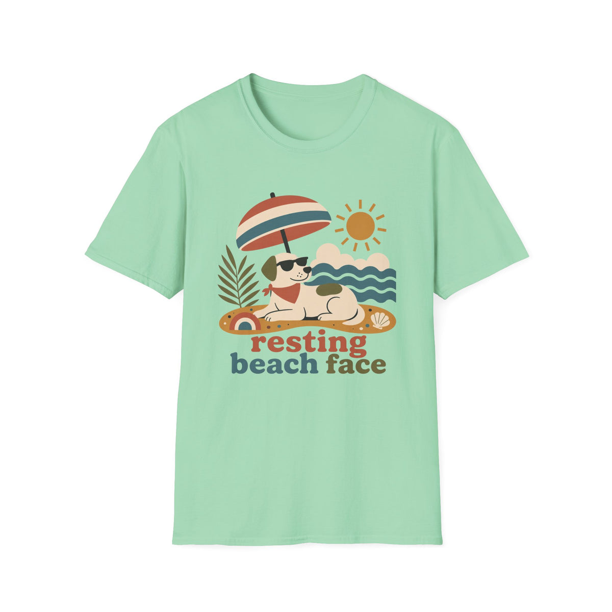 Resting Beach Face T‑Shirt