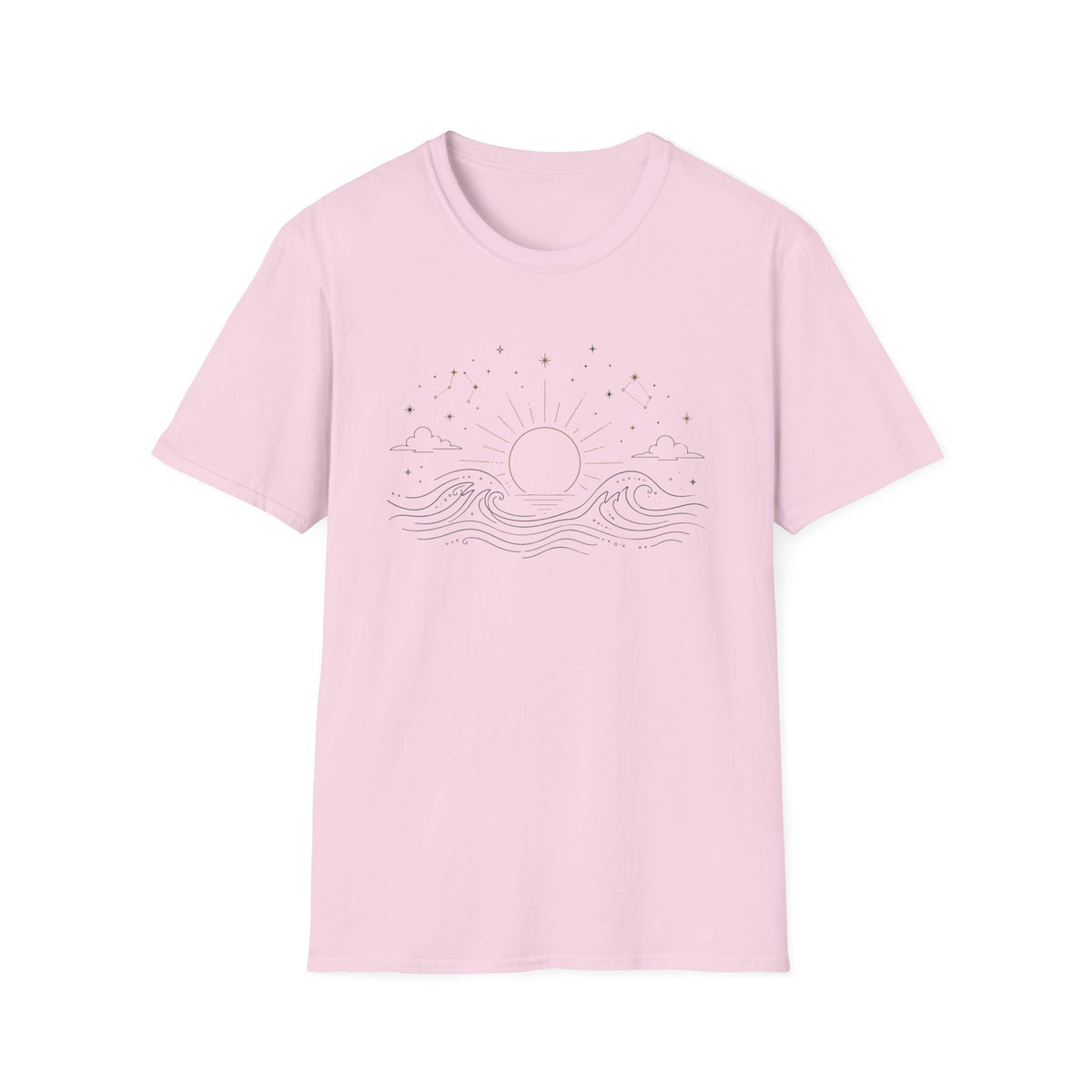 Celestial Sunrise Wave T‑Shirt