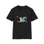 Dog Surfing Wave T‑Shirt
