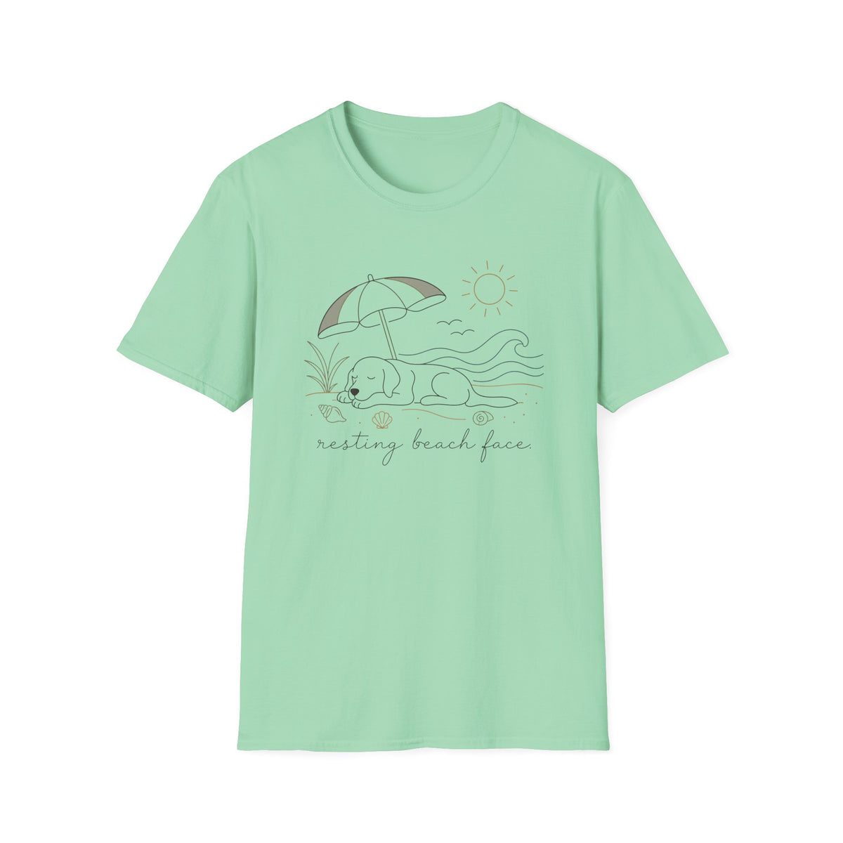 Resting Beach Face T‑Shirt
