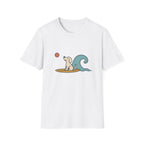 Dog Surfing Wave T‑Shirt