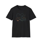 Wave Heart Paws Sunset T‑Shirt