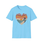 Heart and Paws Sunset T‑Shirt