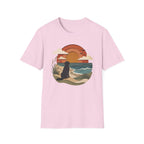 Papercut Dog at Sunset T‑Shirt
