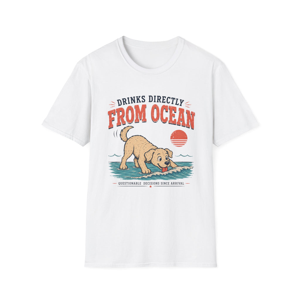 Drinks Directly From Ocean T‑Shirt
