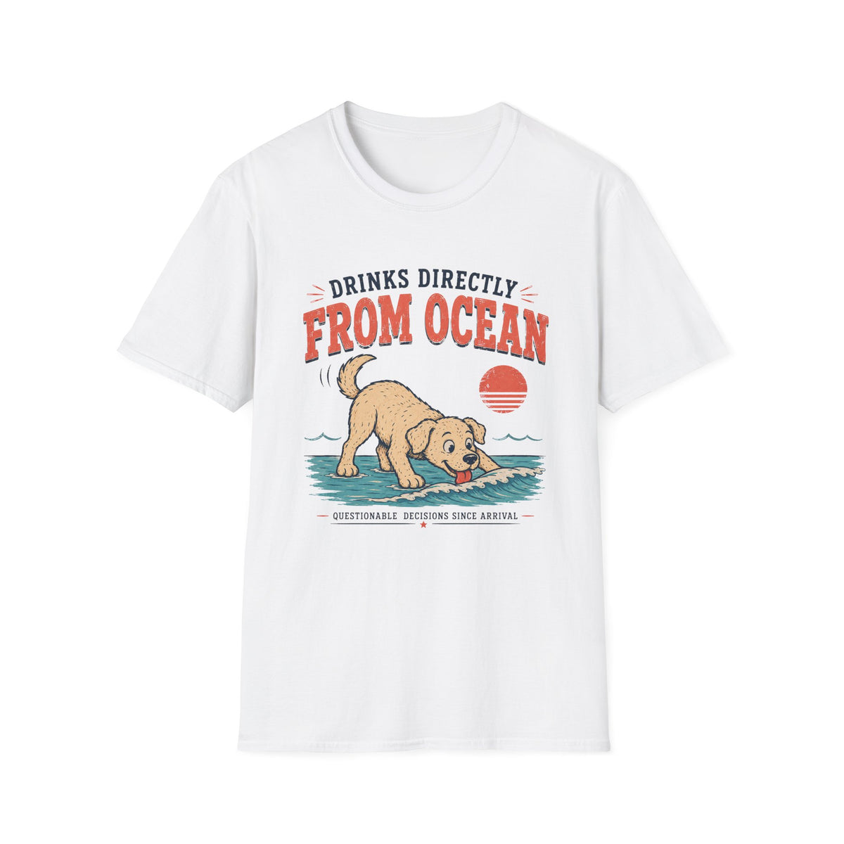 Drinks Directly From Ocean T‑Shirt