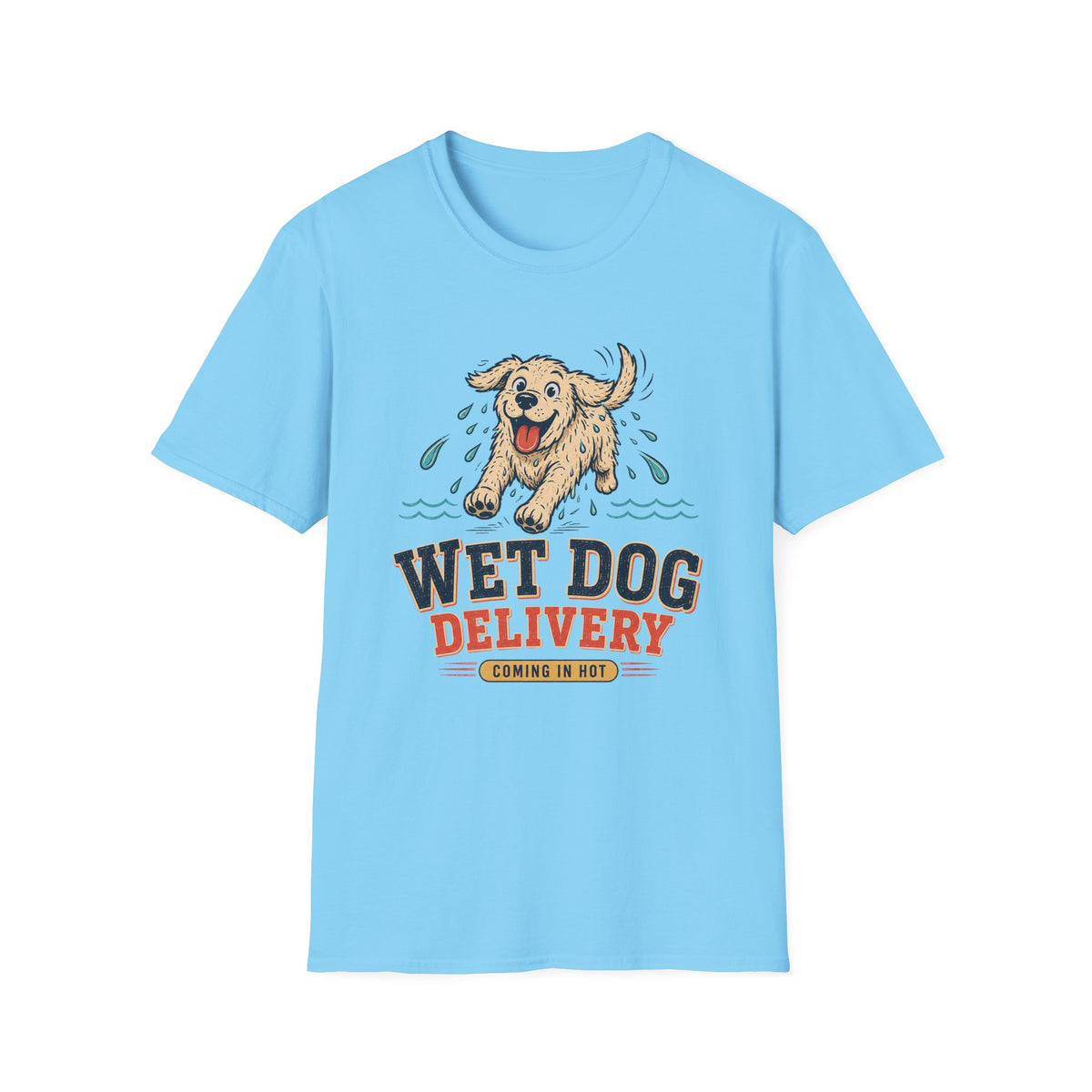 Wet Dog Delivery T‑Shirt