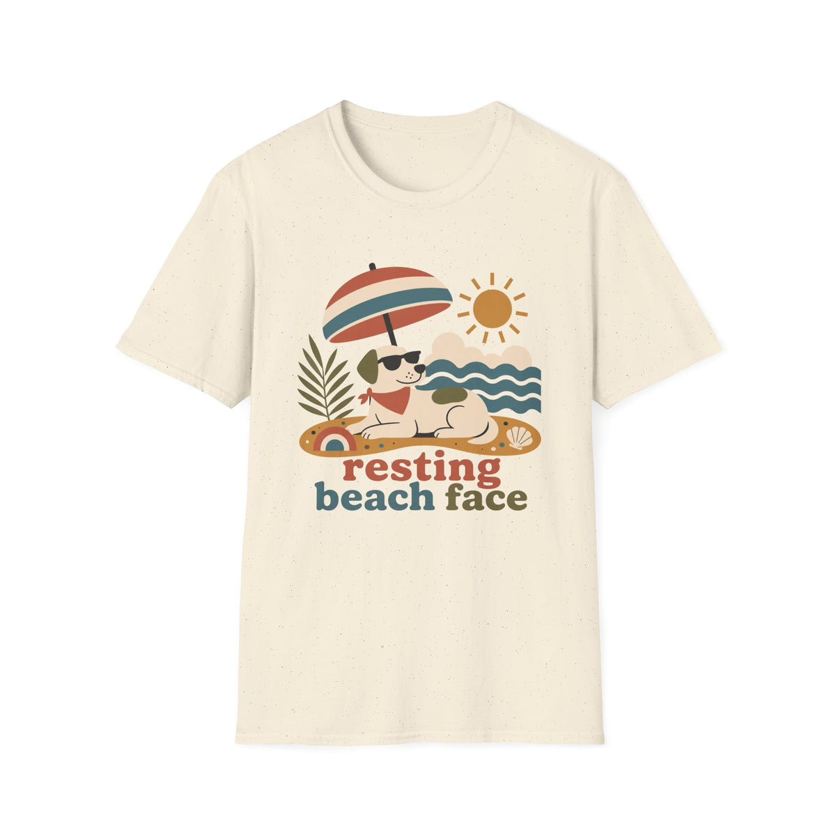 Resting Beach Face T‑Shirt