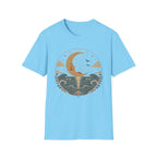 Crescent Moon Seascape T‑Shirt