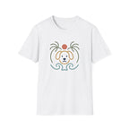 Sun Palms Dog Wave T‑Shirt