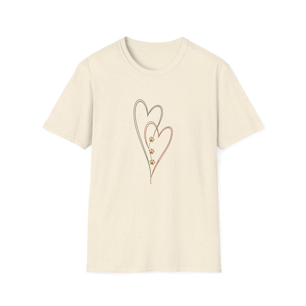 Hearts and Paw Prints T‑Shirt
