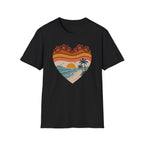 Heart and Paws Sunset T‑Shirt